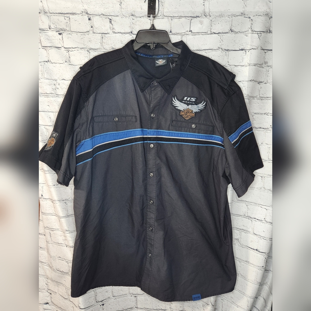 Harley Davidson 115 Anniversary Button Down Shirt‎ 3XL